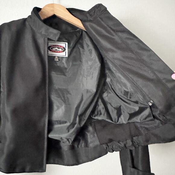 River Road Ladies' Padded Nylon Ruched Short Motorcycle Riding Jacket Size XL - Picture 5 of 13